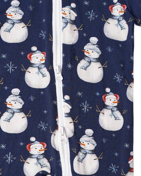 Frosty Zippered Footie